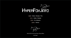 Desktop Screenshot of hyperfox.info